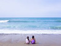 child on a beach